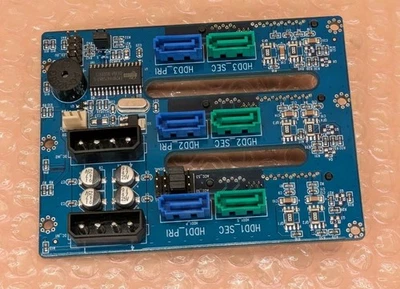  Thecus N8800 Pro NAS 3 Drive SATA Backplane  - Image 1 of 3