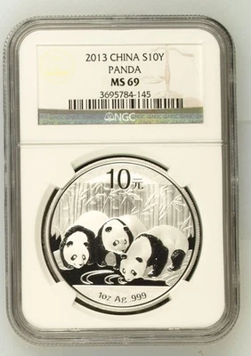2013 Panada NGC MS-69 Panda - Image 1 of 2