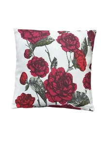 Laura Ashley Rosalie Cranberry Kissen-/Dekokissenbezug mit Reißverschluss - Bild 1 von 3