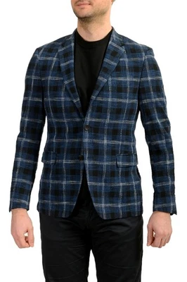 Hugo Boss Men's "Nobis4" Slim Fit Plaid Two Button Blazer US 38R IT 48R - Image 1 of 4