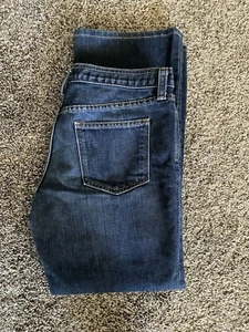 Gap Jeans 10 Regular Low Rise Boot Cut Cotton Blue Denim Shortened - Picture 1 of 6