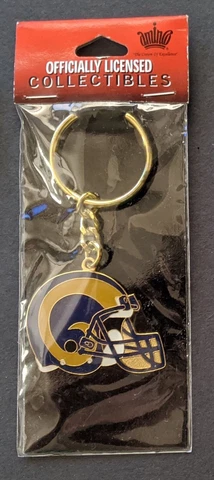 LOS ANGELES/ST LOUIS RAMS Aminco Helmet Keychain NFL Licensed Merchandise *NEW* Cover