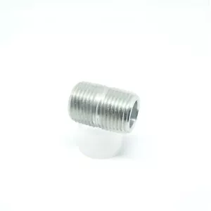 Steel 1/2" Npt Male Close Nipple Pipe Fitting Mpt Mip Fuel Oil Gas Liquid - Picture 1 of 6