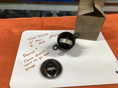 Original Vintage NOS PEERLESS Chevy? GAS Fuel GAUGE Old Car Part Automobile Ford - Image 1 of 4