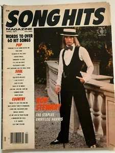 SONG HITS MAGAZINE APRIL 1977 ROD STEWART / THE STAPLES / EMMYLOU HARRIS + MORE - Picture 1 of 4