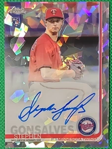 2019 Topps Chrome Sapphire Edition Stephen Gonsalves #CSA-SG Rookie Auto RC - Picture 1 of 2