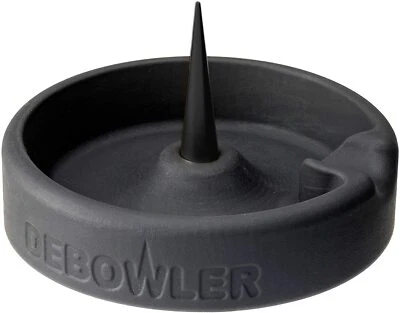 Debowler Minimalist Silicone Ashtray w/ Anodized Billet Aluminum Cleaning Poker