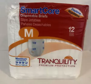 Paquete de 12 calzoncillos desechables Tranquility SmartCore talla mediana pañales para adultos - Imagen 1 de 7