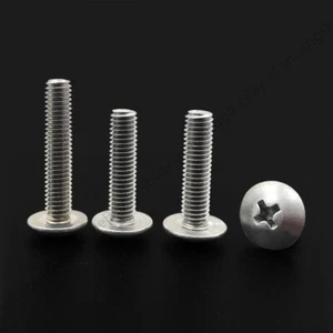 Aluminum 6063 Phillips Cross Recessed Truss Head Machine Screws M3 M4 M5 - Picture 1 of 12