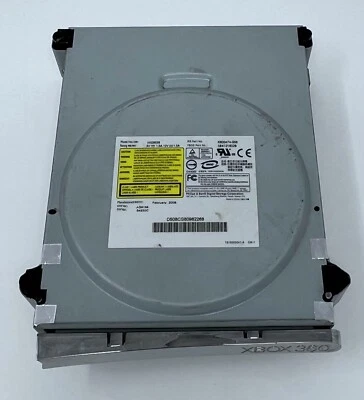 *UNTESTED* Microsoft Xbox 360 Philips Lite-on DVD Optical Drive VAD6038 W/Bezel - Image 1 of 3
