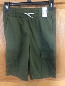 Army Green elastic waist shorts NWT The Children's Place size 12 - Picture 1 of 3