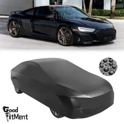 Cubierta de coche impermeable exterior interior satinado elástica para todo tipo de clima Audi R8 08-23 Foto 1 de 4