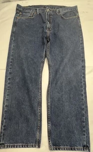 Levis 505 Hombre Azul Oscuro Denim Pierna Recta 5 Bolsillos W 20 - Imagen 1 de 10