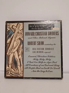 ROBERT SHAW Onward Christian Soldiers & Other Beloved Hymns RCA 45 BOX Set - Picture 1 of 12