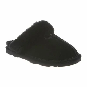 Zapatillas BEARPAW LOKI II Negro Gamuza Piel de Oveja Logo EE. UU. 7 8 9 I LOVE SHOES - Imagen 1 de 5