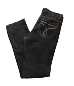 Calvin Klein Skinny Stretch Women's Black Denim Jeans Size 30/10 Mint - Picture 1 of 3