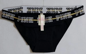 Neu mit Etikett - Victoria's Secret - Pink - 1 1/2 in dickem Logo Band Bikini Höschen - Größe M - Bild 1 von 5
