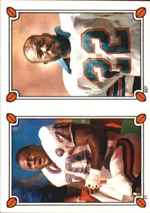 1987 Topps Stickers Football Card #77 Leonard Marshall/ 227 Tony Nathan
