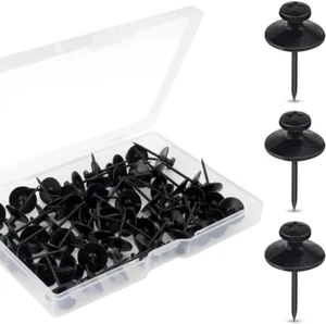 "30PCS Double-Headed Picture Hanging Nails, Zinc Alloy Push Pins, Wall Decor Hoo - Picture 1 of 7