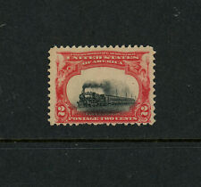 USA Scott # 295 Train Dipped into Vignette Nibbed perf MNG US Error Stamp