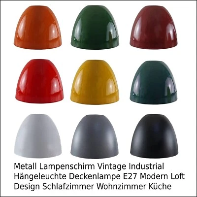 Retro Lampenschirm E27 Modernes Hängelampe/Tischleuchte/Stehlampe Fassung ø 40mm - Bild 1 von 4