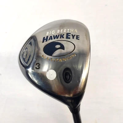 Callaway Hawkeye VFT Big Bertha Titanium 3-Wood GEMS Graphite Shaft RH 42" - Image 1 of 4