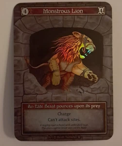 Monstrous Lion FOIL NM/M Elite Site Sorcery Contested Realm Arthurian Legends - Picture 1 of 2