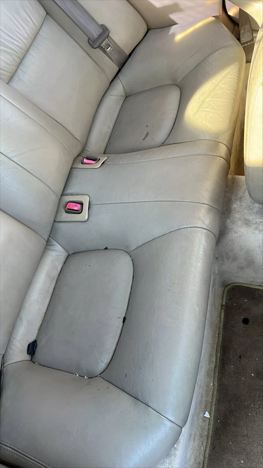 92-00 LEXUS SC300 SC400 BANCO INFERIOR TRASERO CUERO ASIENTO COJÍN BRONCEADO OEM Foto 1 de 1