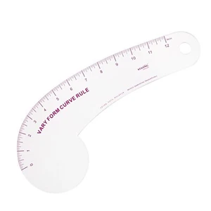 Vary Form Curve Ruler for Sewing, Pattern Making, French Curve Ruler Clear - Picture 1 of 31
