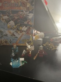 LEGO Chima Fire Eagle Flyer Set 70142 100% Complete W/ Instructions And Box