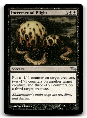 Incremental Blight 70 Normal U Shadowmoor LP - Image 1 of 2