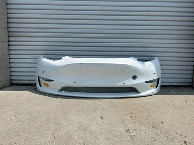 Cubierta de parachoques delantero blanco perla Tesla modelo Y 1606840-17-A 2020-2021 OEM Foto 1 de 4