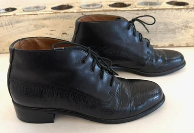 Ariat Paddock Ankle Riding Boots Womens Size 9.5 Black Leather Lace Up 17498 - Image 1 of 4