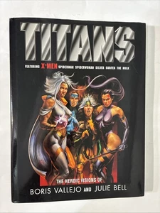 Titans: The Heroic Visions of Boris Vallejo and Julie Bell - HC - Like New - Picture 1 of 2