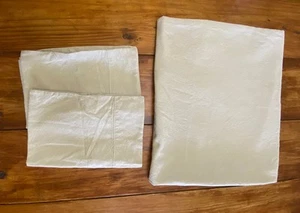 Peacock Alley Matelasse Coverlet Lightweight Full/Queen W/ Shams Linen Color - Imagen 1 de 11