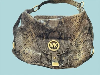 Michael Kors Python Snakeskin Print Handbag - Image 1 of 3