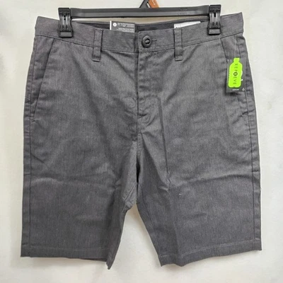 Volcom Frickin Chino Shorts Mens Charcoal Gray Casual Walk Shorts NWT - Image 1 of 4