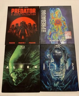 The Sci-fi Action Horror AvP Bundle On Blu-ray. Predator 1-4 and Alien 1 And 2 - Image 1 of 2