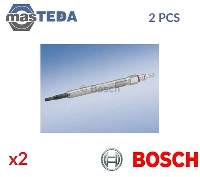 0 250 402 003 ENGINE GLOW PLUGS BOSCH 2PCS NEW OE REPLACEMENT - Image 1 of 4