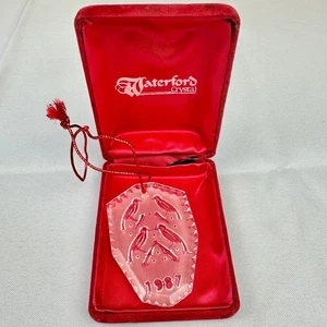 Baccarat Kristall Noël Ornament 1987 Christmas Holiday mit Box Frankreich - Bild 1 von 6