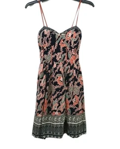 Anthropology Band Of Gypsies Women's Strappy Smocked Back Bustier Sundress Large - Bild 1 von 10