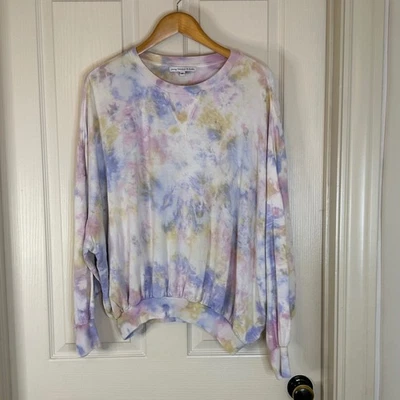 Young Fabulous Broke Tie Dye Pullover Sweatshirt Pastel Oversized Medium - Image 1 of 4