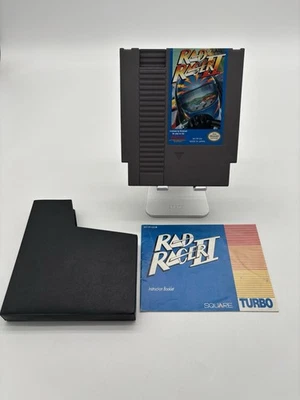 NES Rad Racer II 2 (Nintendo NES, 1990) Authentic Tested Manual And Sleeve - Image 1 of 3