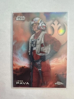 2025 Topps Star Wars Chrome Jess Pava Refractor #126 - Image 1 of 2