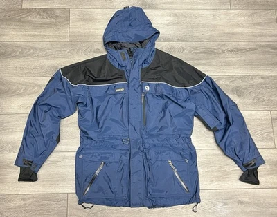 Chaqueta de Montaña Gander Hombre 2XL TecH2O Guide Series Impermeable Capucha Azul Foto 1 de 4