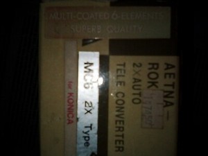 Atena Rokunar  2x Tele Converter Konica Mount