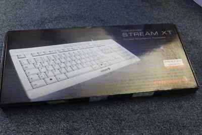 CHERRY - Multimedia Keyboard Qwertz  -G85-23100 - Stream XT Corded -new - Image 1 of 4