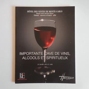 Catalog Monte-Carlo HVMC HARCOURT Paris vin alcool spiritueux 2013 Monaco N4976 - Imagen 1 de 12