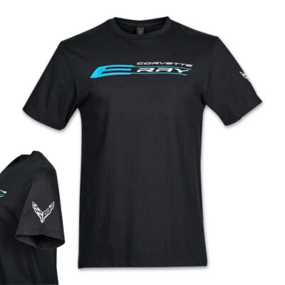 NEW!! CORVETTE E-RAY Black T-SHIRT - Lingenfelter Shop - Image 1 of 3