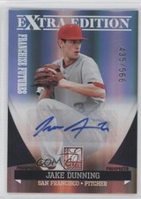 2011 Donruss Elite Extra Edition Franchise Futures Signatures Jake Dunning Auto